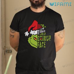 Resting Grinch Face Shirt Half Grinch Face Gift