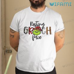 Resting Grinch Face Shirt Multiple Patterns Xmas Gift