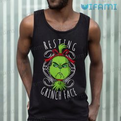 Resting Grinch Face Shirt Uncomfortable Face Christmas Tank Top
