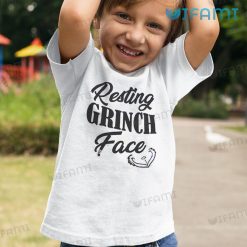 Resting Grinch Face Tee Shirt Christmas Kid Tshirt