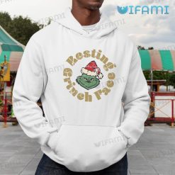 Resting Grinch Face Vintage Shirt Christmas Hoodie
