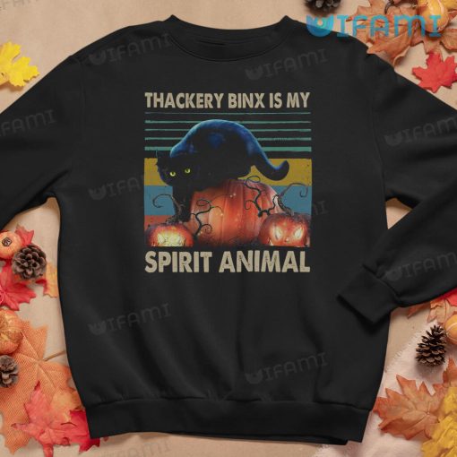 Thackery Binx Black Cat Shirt Halloween Hocus Pocus Gift