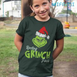 The Resting Grinch Face Shirt Classic Christmas Kid Tshirt