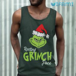 The Resting Grinch Face Shirt Classic Christmas Tank Top