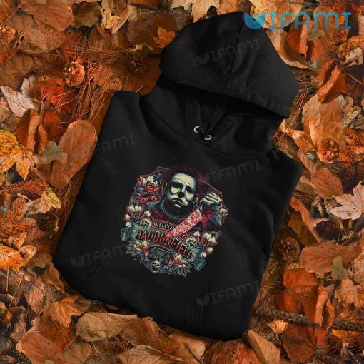 Welcome To Haddonfield Michael Myers Shirt Halloween Horror Movie Gift