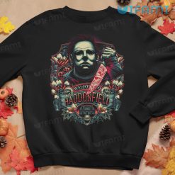 Welcome To Haddonfield Michael Myers Shirt Halloween Horror Movie Sweatshirt