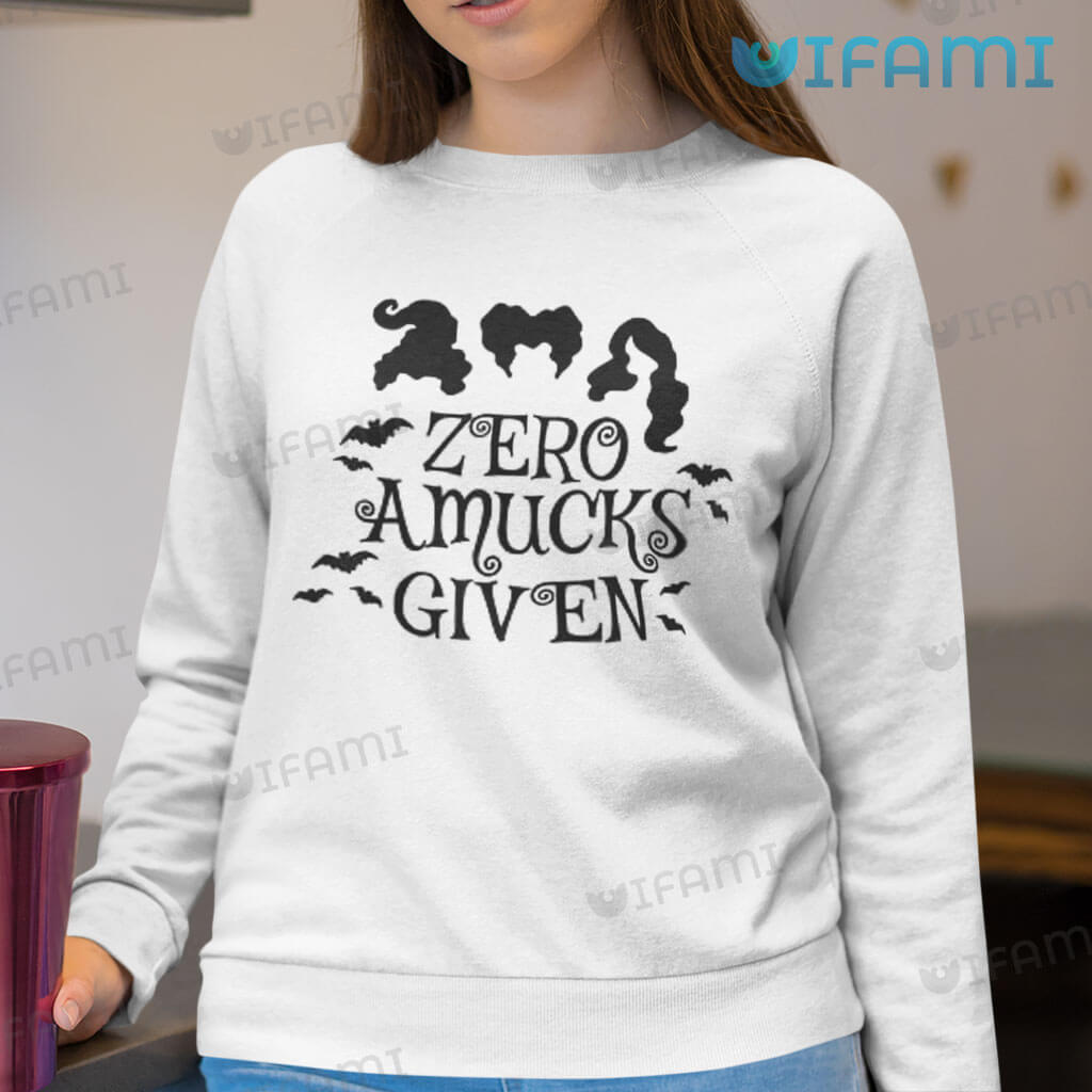 Zero Amuck Given Shirt For Halloween Hocus Pocus Witch Sweatshirt