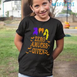Zero Amuck Given Witch Shirt Hocus Pocus Halloween Kid Tshirt