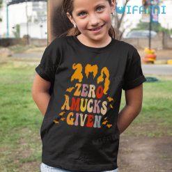 Zero Amucks Given Shirt Hocus Pocus Halloween Kid Tshirt