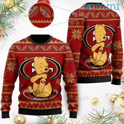 49ers Christmas Sweater Pooh Bear San Francisco 49ers Gift
