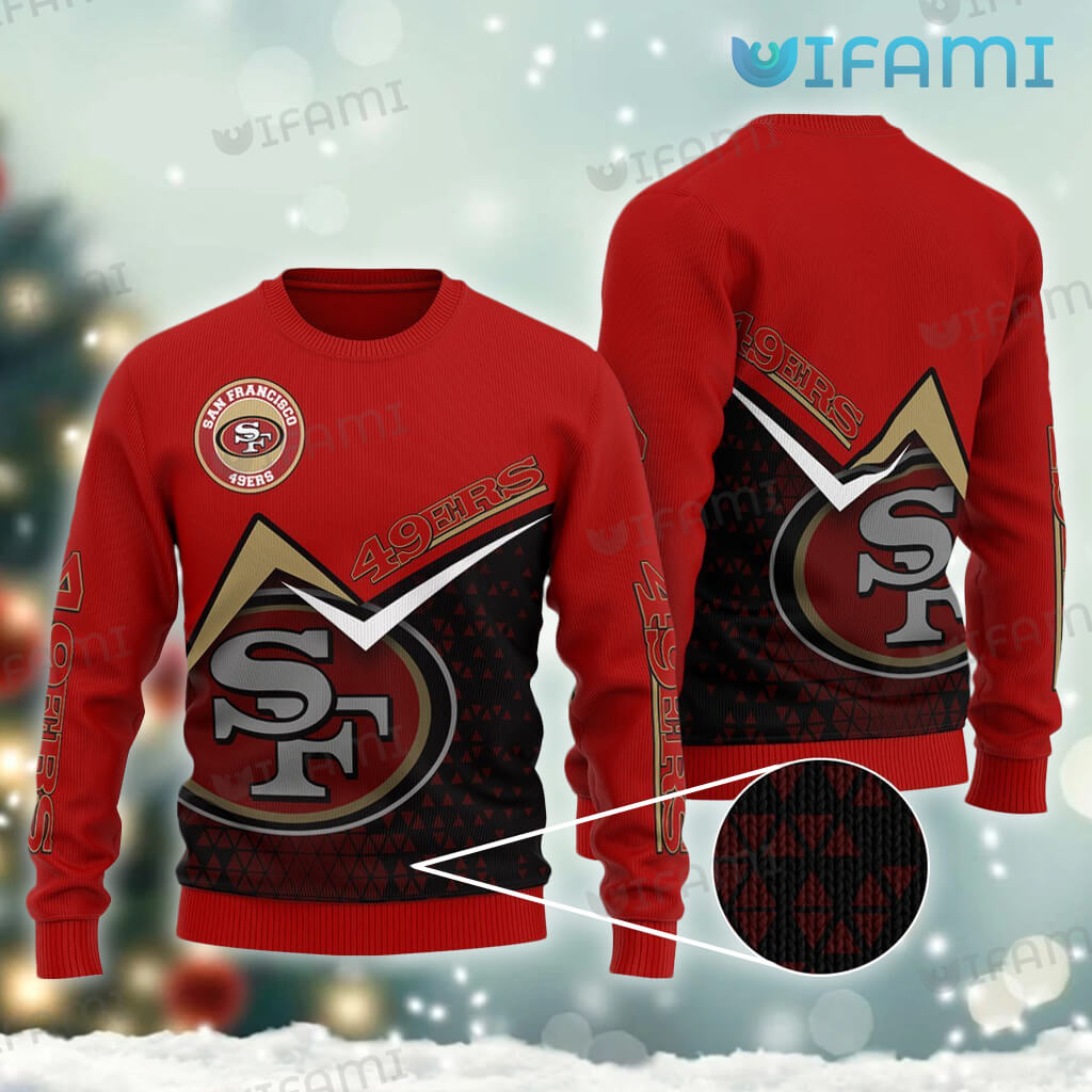 Great 49ers Christmas Red And Black Sweater San Francisco 49ers Gift