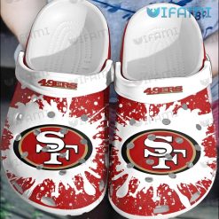 49ers Crocs Paint Splash San Francisco 49ers Gift