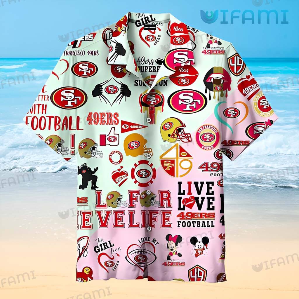 49ers Hawaiian Shirt Multi Designs San Francisco 49ers Gift