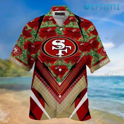 49ers Hawaiian Shirt Palm Tree Armor San Francisco 49ers Present