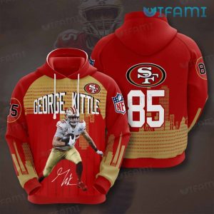 49ers Hoodie 3D George Kittle San Francisco 49ers Gift