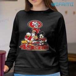 49ers Shirt Mickey Donald Duck Goofy San Francisco 49ers Sweatshirt