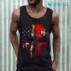 49ers Shirt USA Flag Punisher Skull San Francisco 49ers Tank Top
