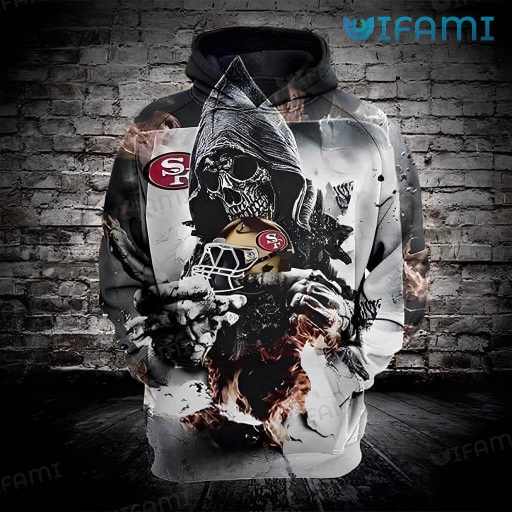Unleash Your Inner Fanatic With The 49Ers Skull Hoodie