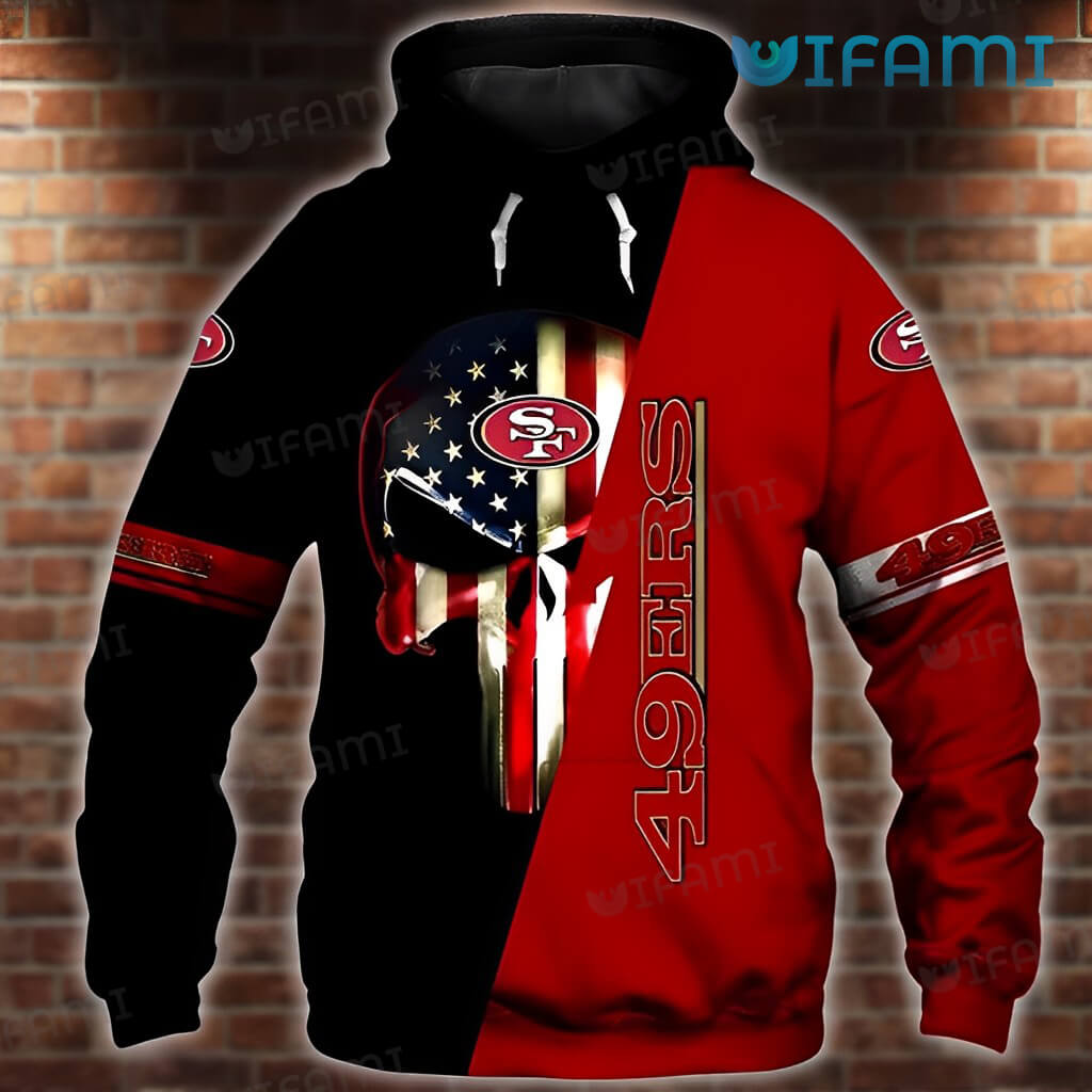 Unleash Your Inner Fanatic With Our 49Ers Skull Hoodies