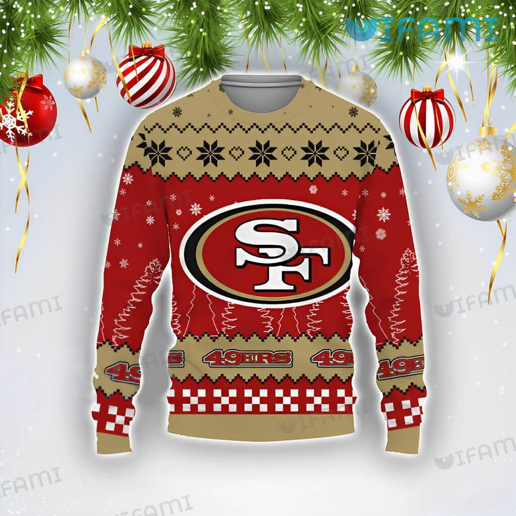 Awesome 49ers Ugly Christmas Classic Sweater San Francisco 49ers Gift