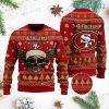 49ers Ugly Christmas Sweater Skull Wings San Francisco 49ers Gift