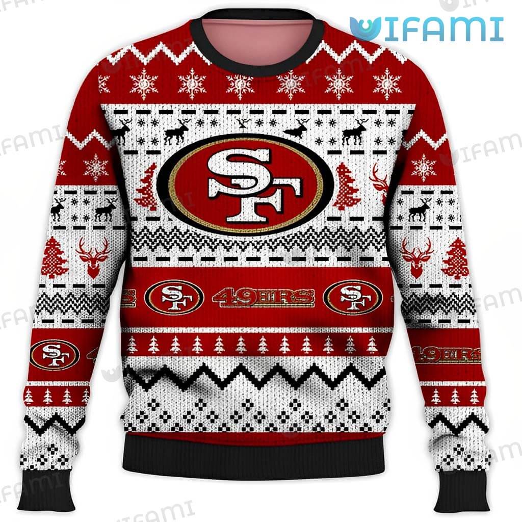 ugly christmas sweater 49ers