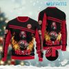 49ers Ugly Sweater Fire Death Holding Logo Ride On Die San Francisco 49ers Gift