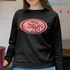 49ers Womens Shirt Roses Logo San Francisco 49ers Sweatshirt