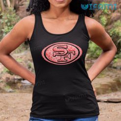 49ers Womens Shirt Roses Logo San Francisco 49ers Tank Top