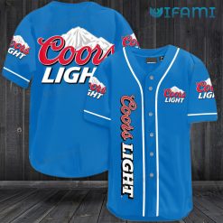 Blue Coors Light Baseball Jersey Gift For Beer Lovers
