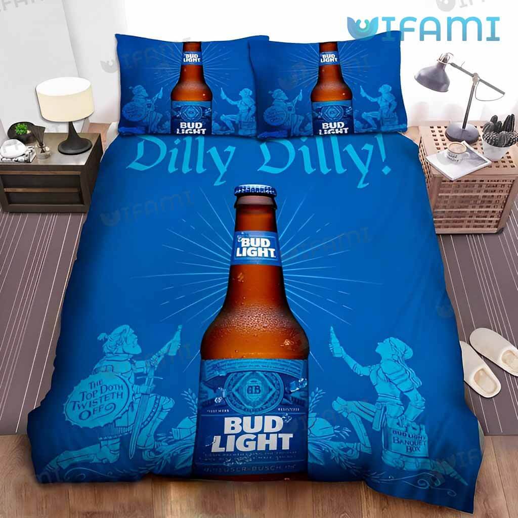 Perfect Bud Light Dilly Dilly  Bedding Set Gift For Beer Lovers