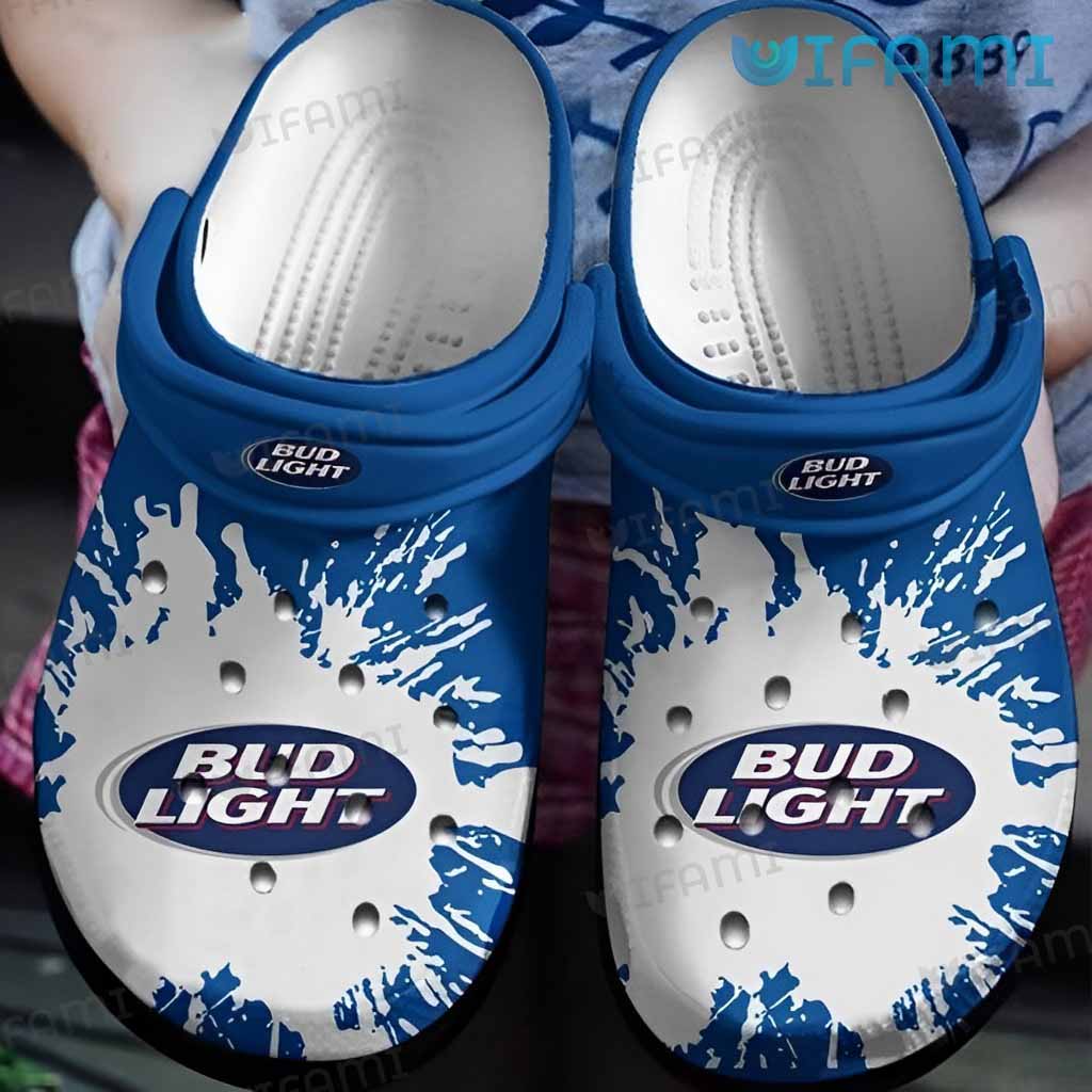 Perfect Bud Light Beer Logo Crocs Gift For Beer Lovers