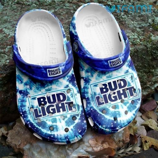Bud Light Crocs Tie Dye Gift For Beer Lovers
