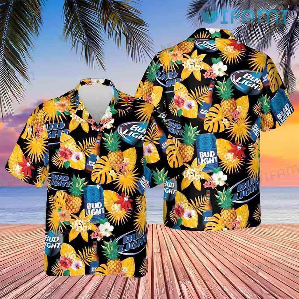Special Bud Light Pineapple Hawaiian Shirt Beer Lovers Gift