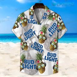 Bud Light Hawaiian Shirt Pineapple Headphones Beer Lovers Gift