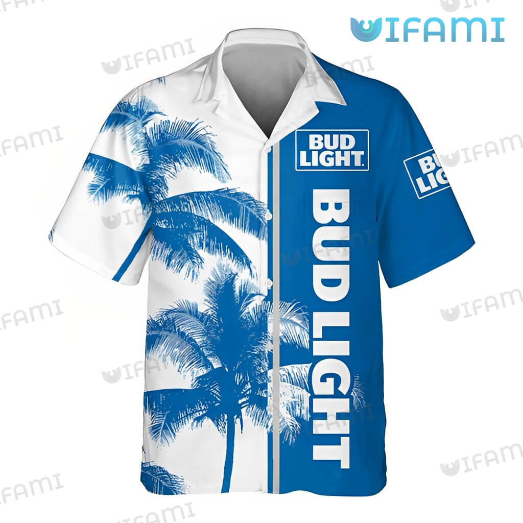 Bud Light Hawaiian Shirt Tropical Coconut Beer Lovers Gift