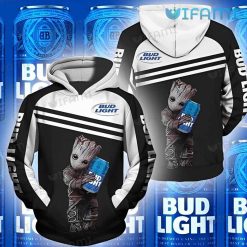 Bud Light Hoodie 3D Groot Hugging Can Beer Lovers Gift