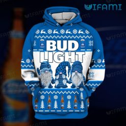 Bud Light Hoodie 3D Three Nordic Gnomes Beer Lovers Gift