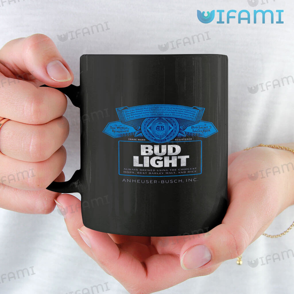 Funny Bud Light Label Mug Gift For Beer Lovers