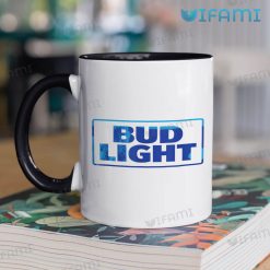 Bud Light Logo Mug Gift For Beer Lovers Two Tone Coffee Mug