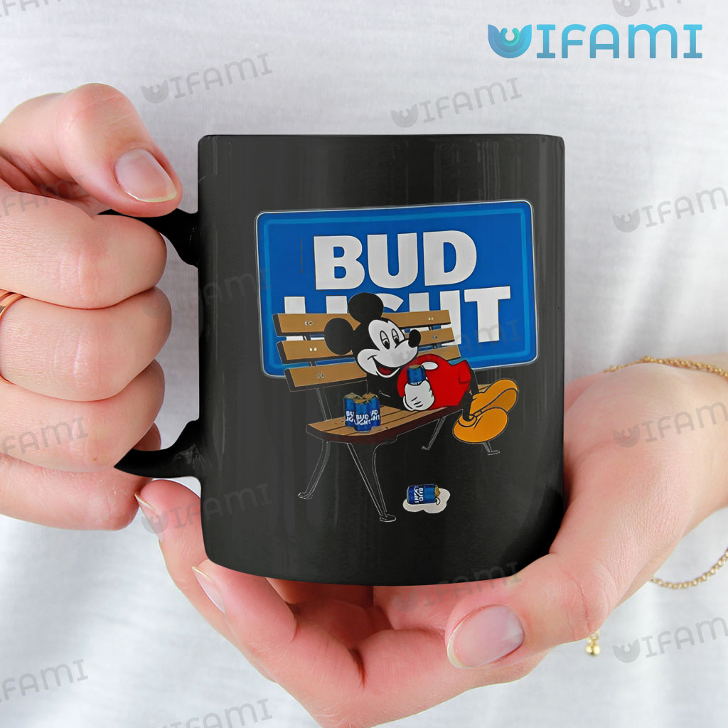 Special Bud Light Mickey Mouse Mug Gift For Beer Lovers