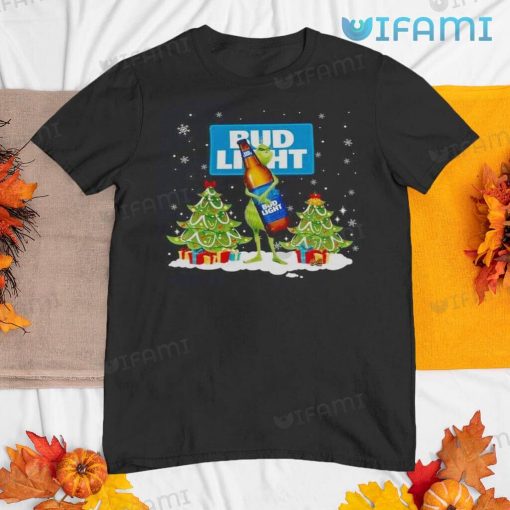 Bud Light Shirt Grinch Hugging Bud Light Beer Gift