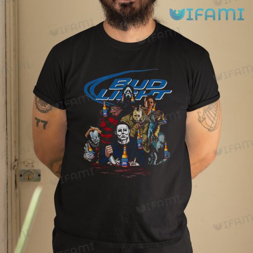 Bud Light Shirt Horror Movie Characters Gift For Beer Lovers