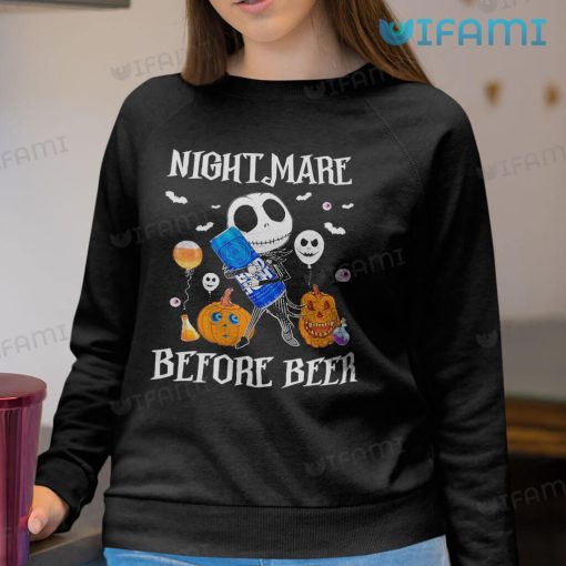 Bud Light Shirt Jack Skellington Nightmare Before Beer Gift