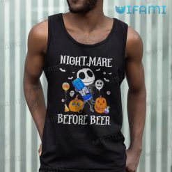 Bud Light Shirt Jack Skellington Nightmare Before Beer Tank Top