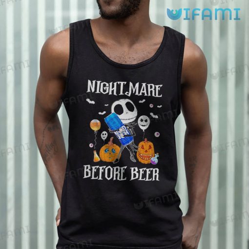 Bud Light Shirt Jack Skellington Nightmare Before Beer Gift