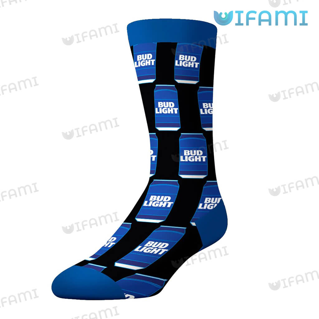 Awesome Bud Light Beer Cans Socks Gift For Beer Lovers