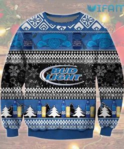 Bud Light Ugly Christmas Sweater Gift For Beer Lover