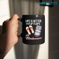 Budweiser Beer Mug Life Is Better In Flip Flops With Budweiser Gift Mug 11oz