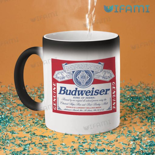 Budweiser Beer Mug Retro Label Beer Lovers Gift